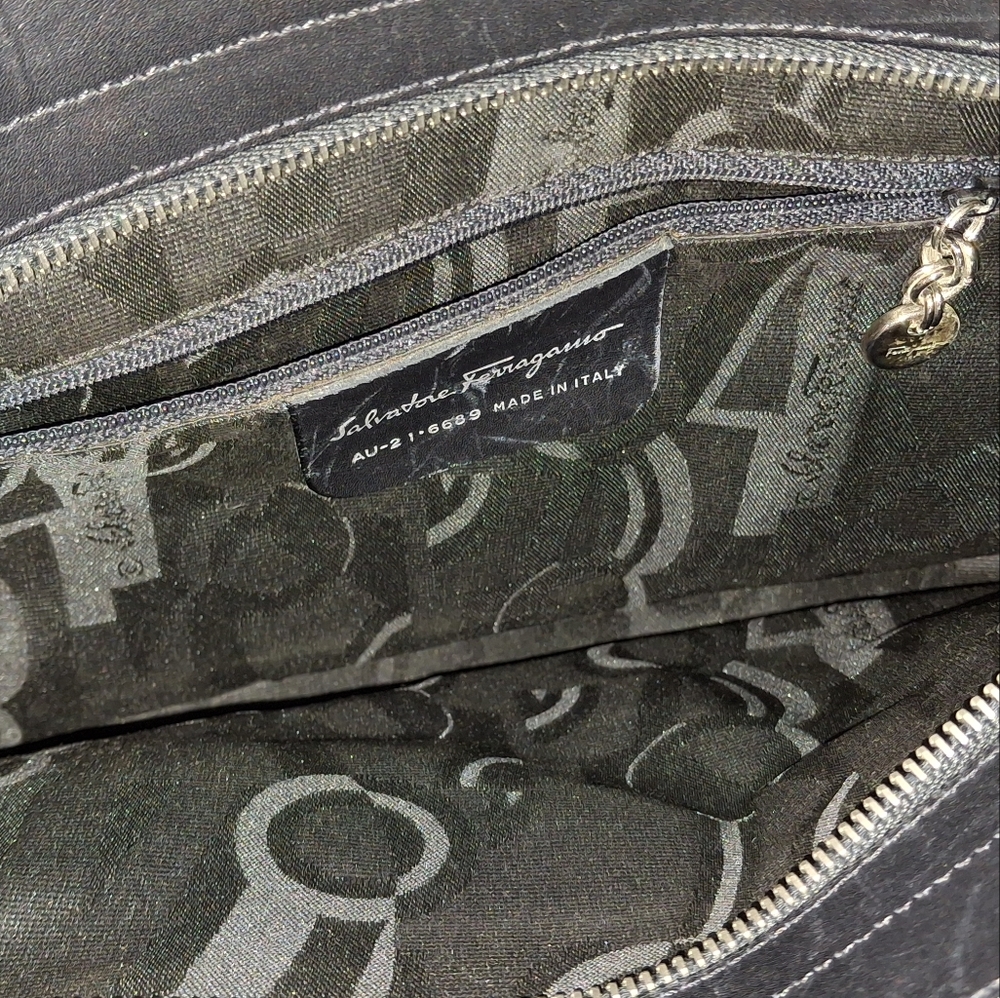 Salvatore Ferragamo Black Fabric Interior - Picture 5 of 8